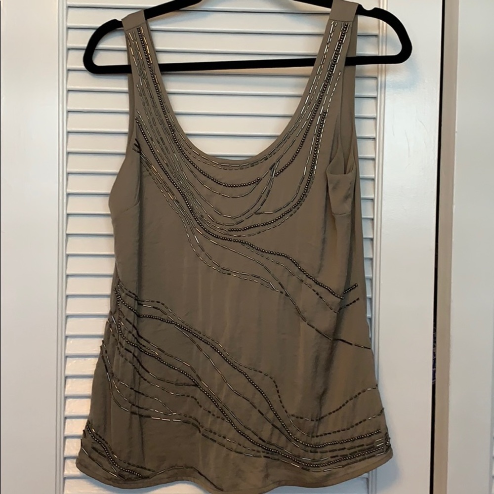 Beaded Tank Banana Republic Size Small
